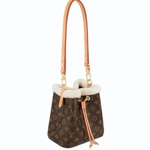 ***** SOLD *******             Louis Vuitton NeoNoe BB Shearling Monogram